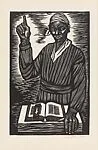 In Sojourner Truth I Fought for the Rights of Women as well as Negroes, from “The Negro Woman” series — Elizabeth Catlett