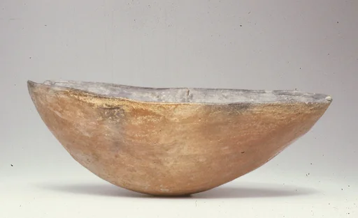 Black-topped red ware bowl