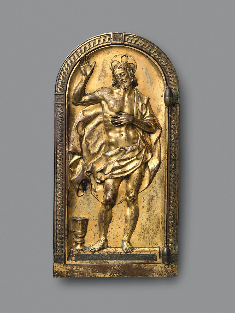 Tabernacle door with the risen Christ — Pietro Paolo Nardi