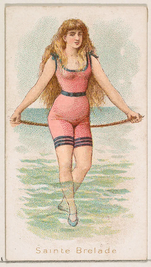 Sainte Brelade, from the Fancy Bathers series (N187) issued by Wm. S. Kimball & Co. — William S. Kimball & Company