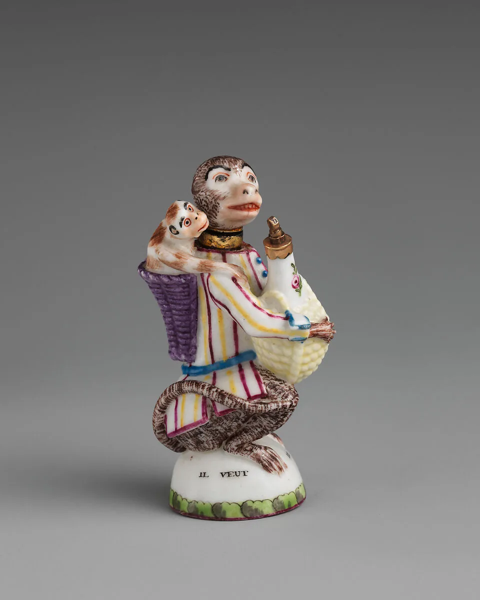Monkey with young — Saint James's Factory