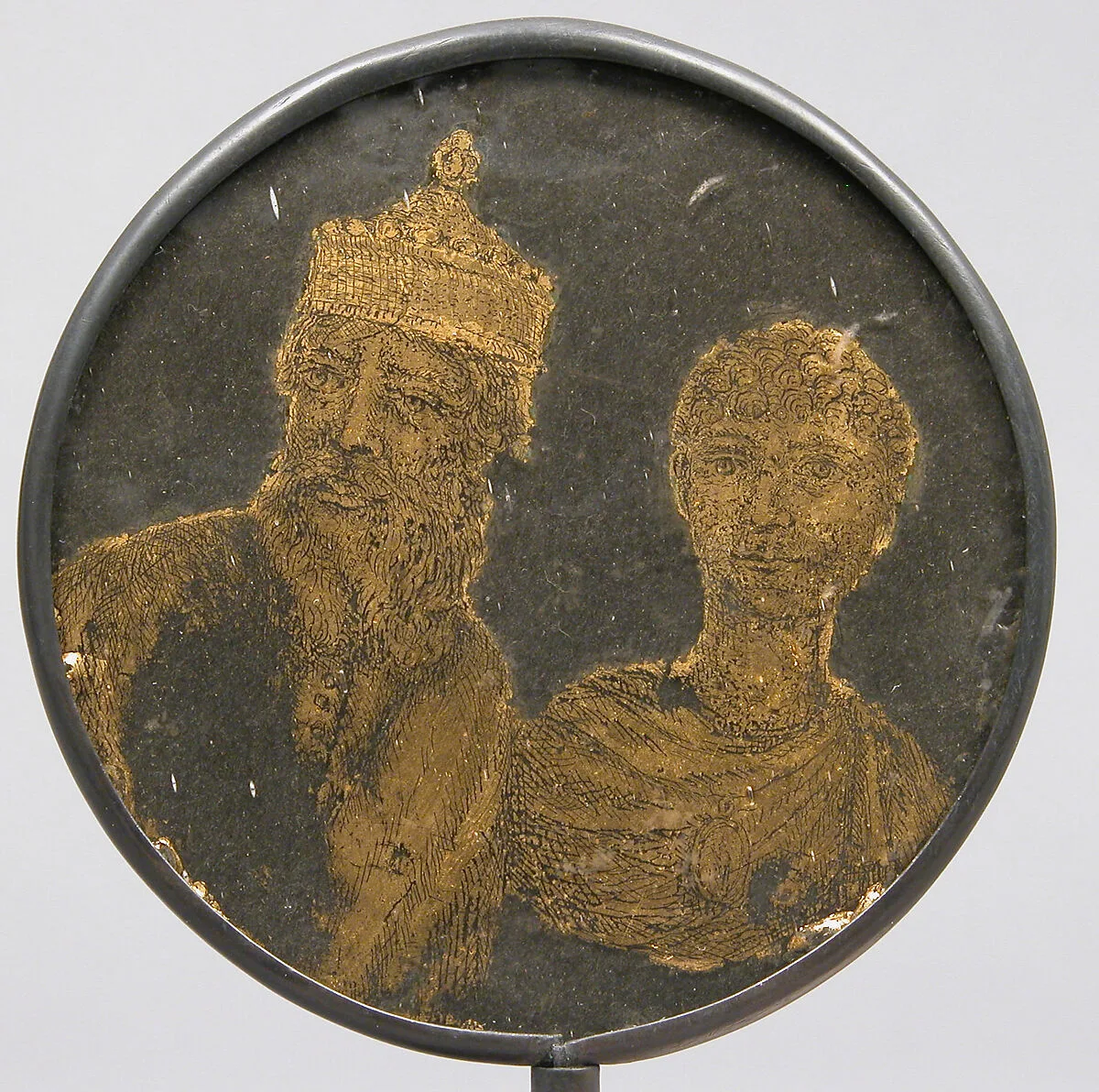 Medallion with Double Portrait — Unknown