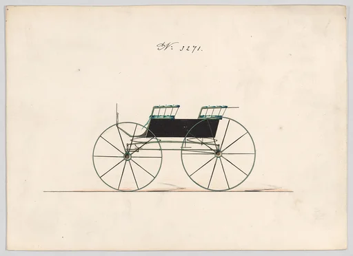 Design for 1/2 Spring Wagon, no. 3271