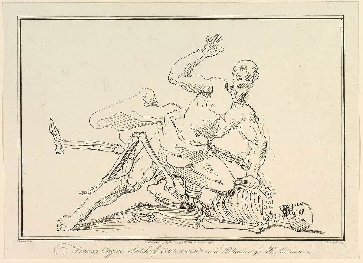 From an Original Sketch of William Hogarth's in the Collection of Mr. Morrison — George Taylor|William Hogarth|Richard Livesay