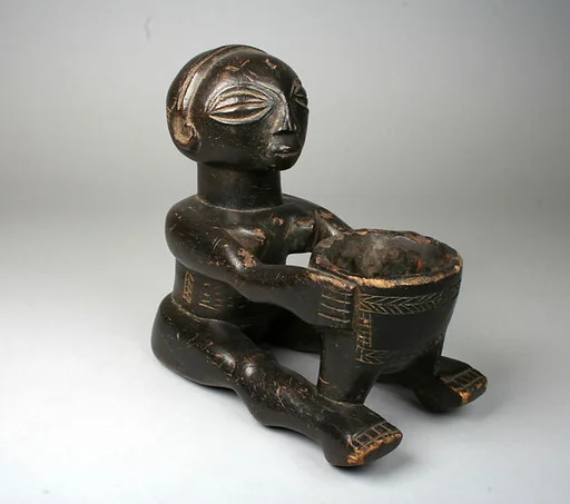 Divination Vessel: Seated Female Figure (Mboko)