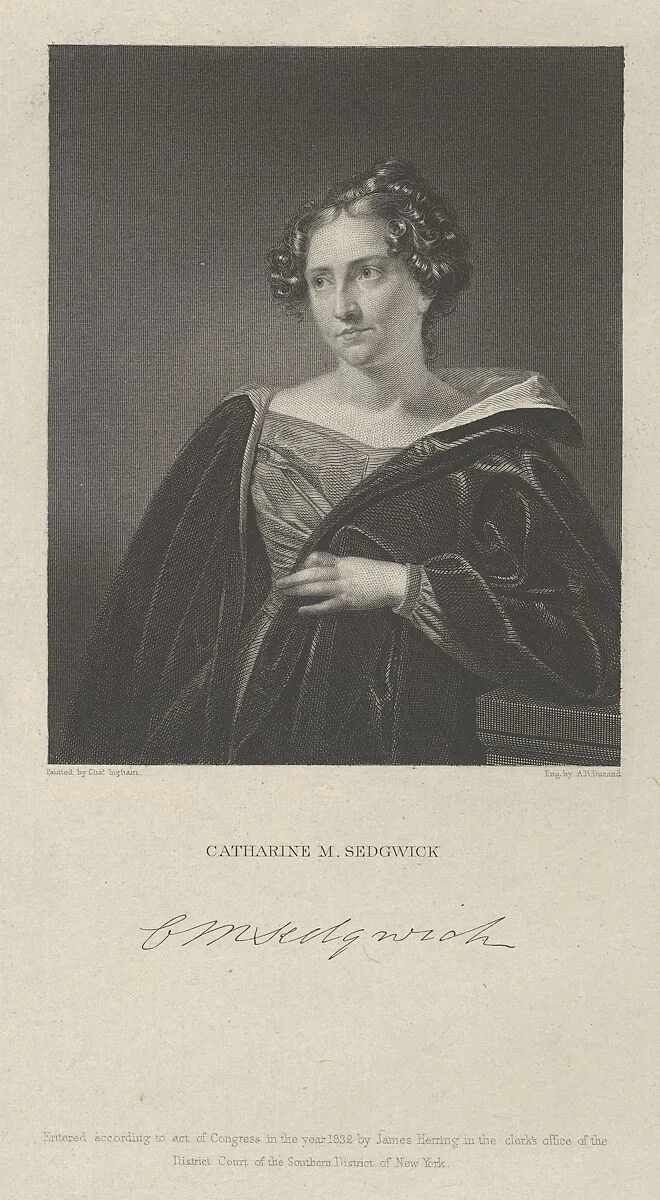 Catherine Maria Sedgwick — Asher Brown Durand|Charles Cromwell Ingham|James Herring|Catherine Maria Sedgwick