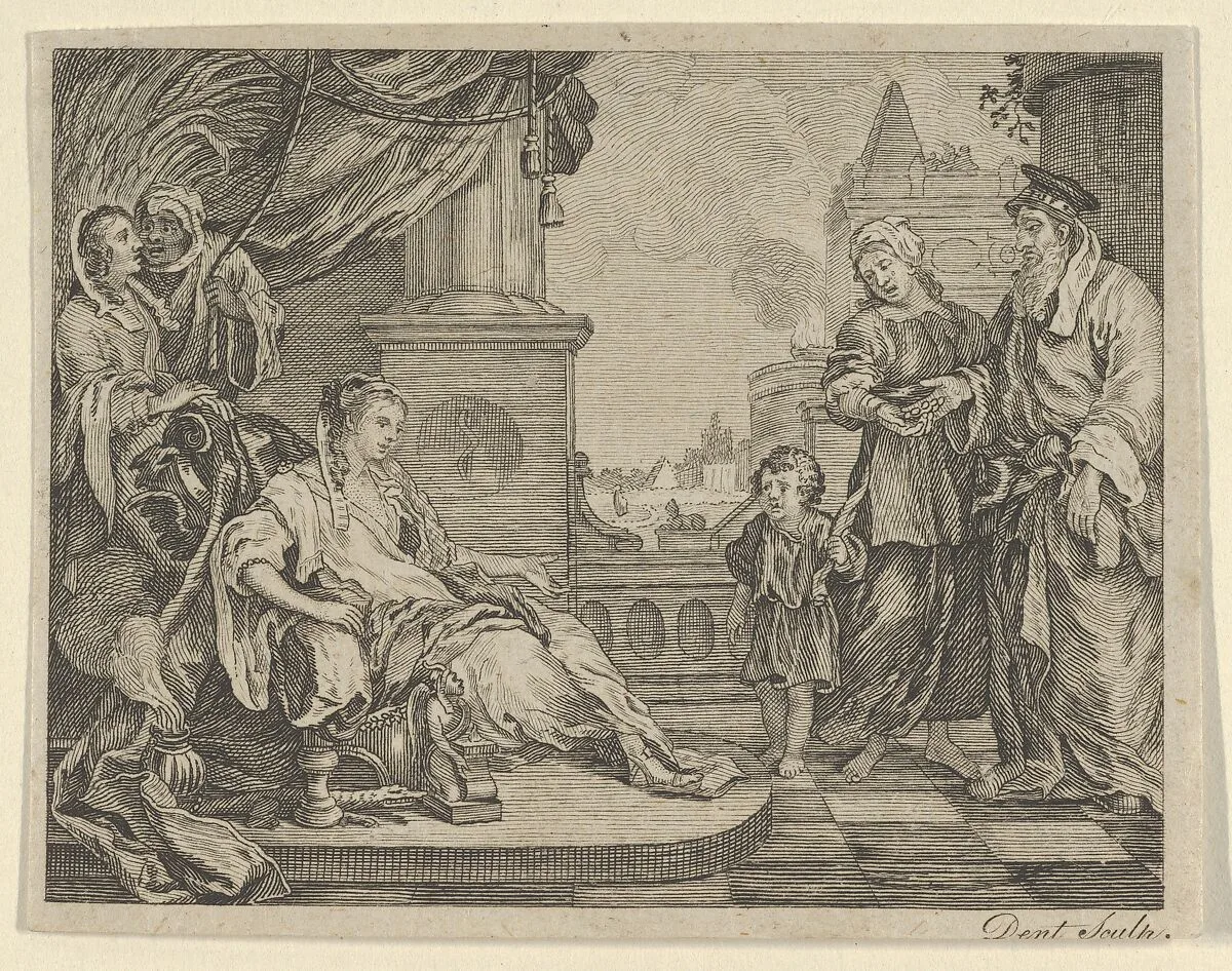 Moses Brought to Pharoah's Daughter — William Hogarth|Dent