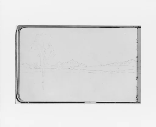 Sketch of Landscape Near Mount Baker (from Sketchbook)