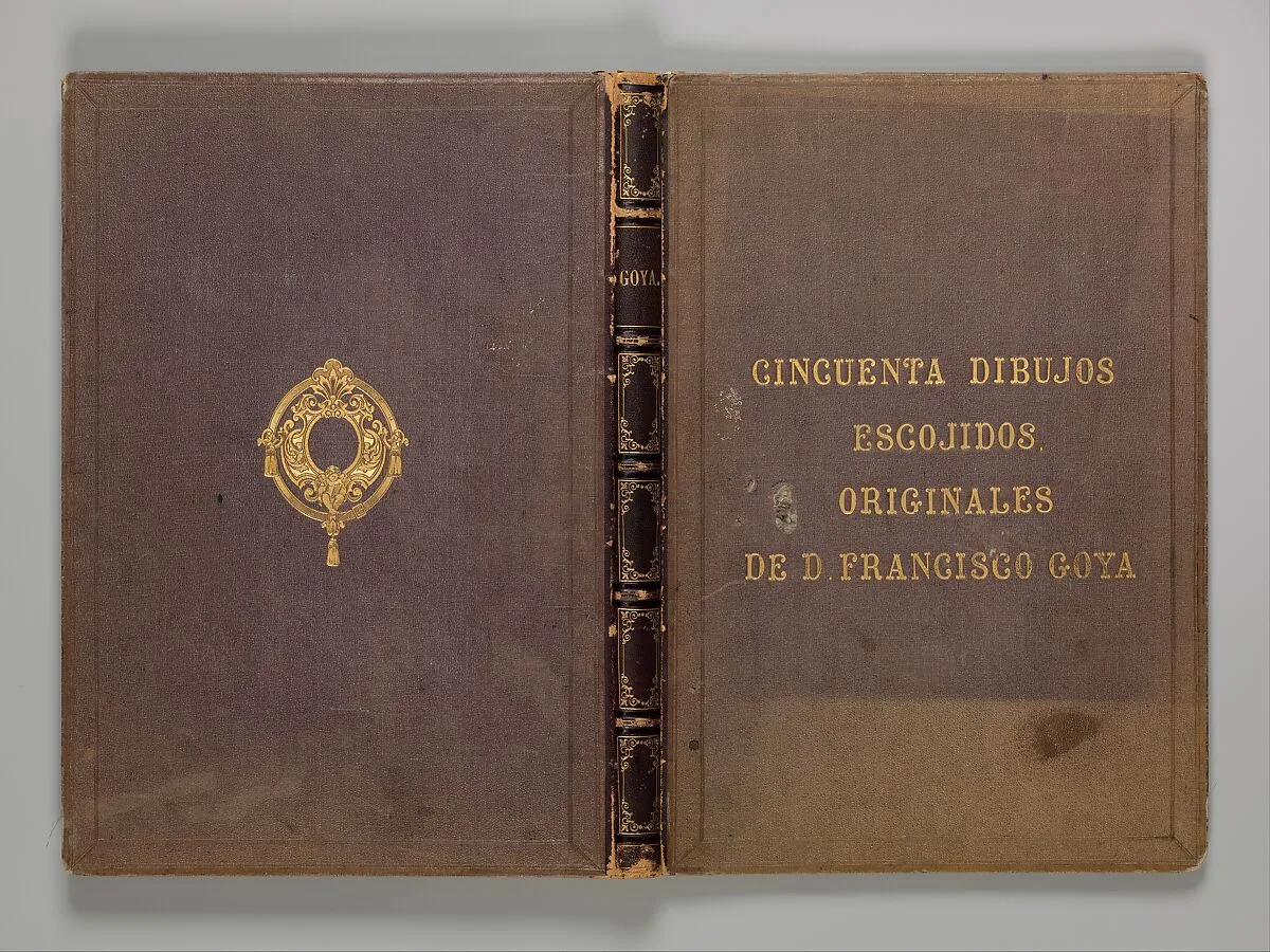 Empty Album that formerly housed a group of 50 Goya drawings accessioned by the Museum in 1935 (see 35.103.1-50) — Unknown