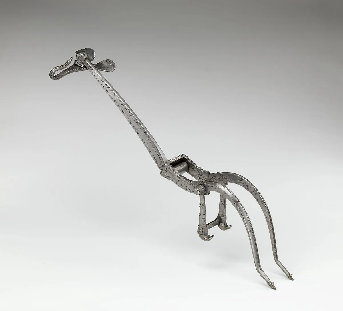 Spanning Lever (Gaffle or "Goat's-Foot" Lever) — Unknown
