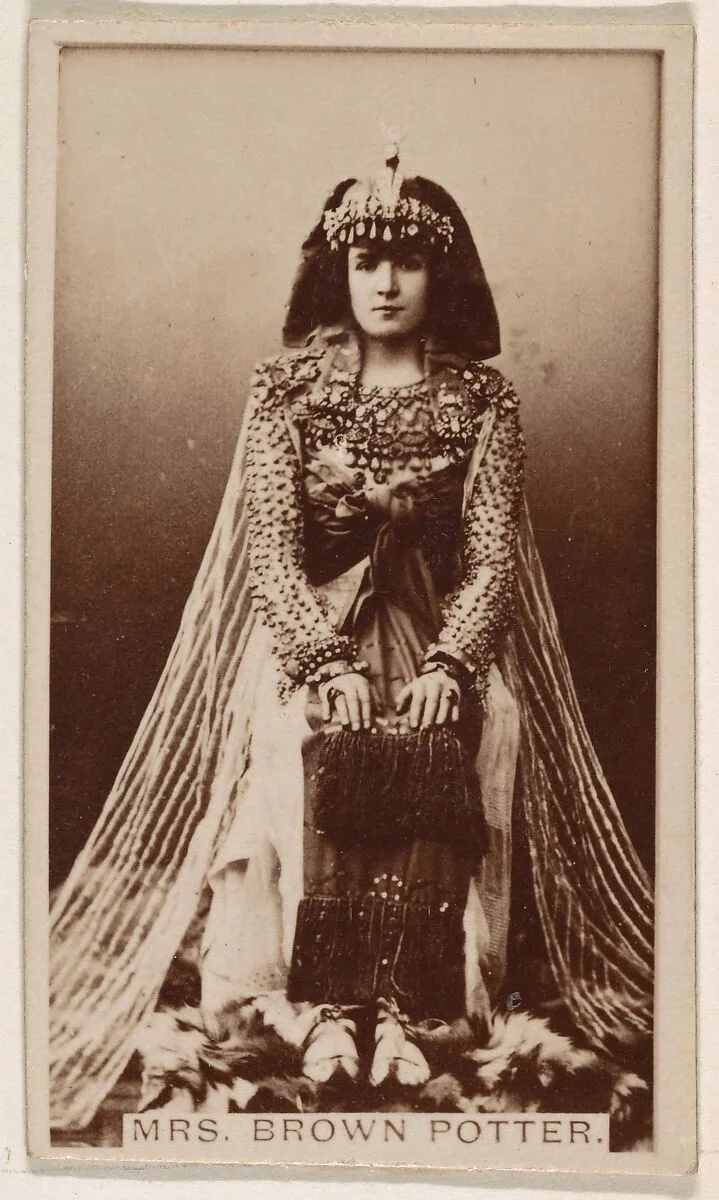 Mrs. James Brown Potter, from the Actresses series (N245) issued by Kinney Brothers to promote Sweet Caporal Cigarettes — Kinney Brothers Tobacco Company
