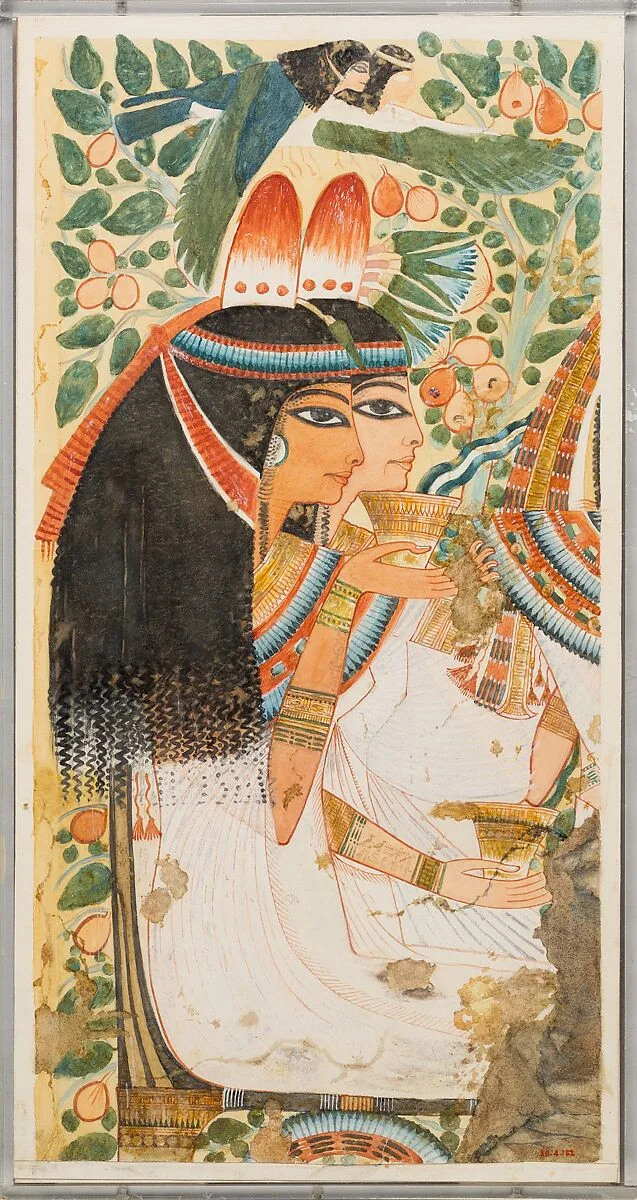 The Mother and Wife of Userhat, Tomb of Userhat — Unknown Copyist