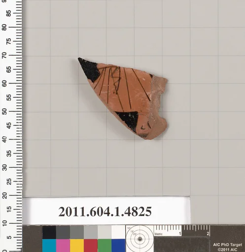 Terracotta fragment of a kylix (drinking cup)