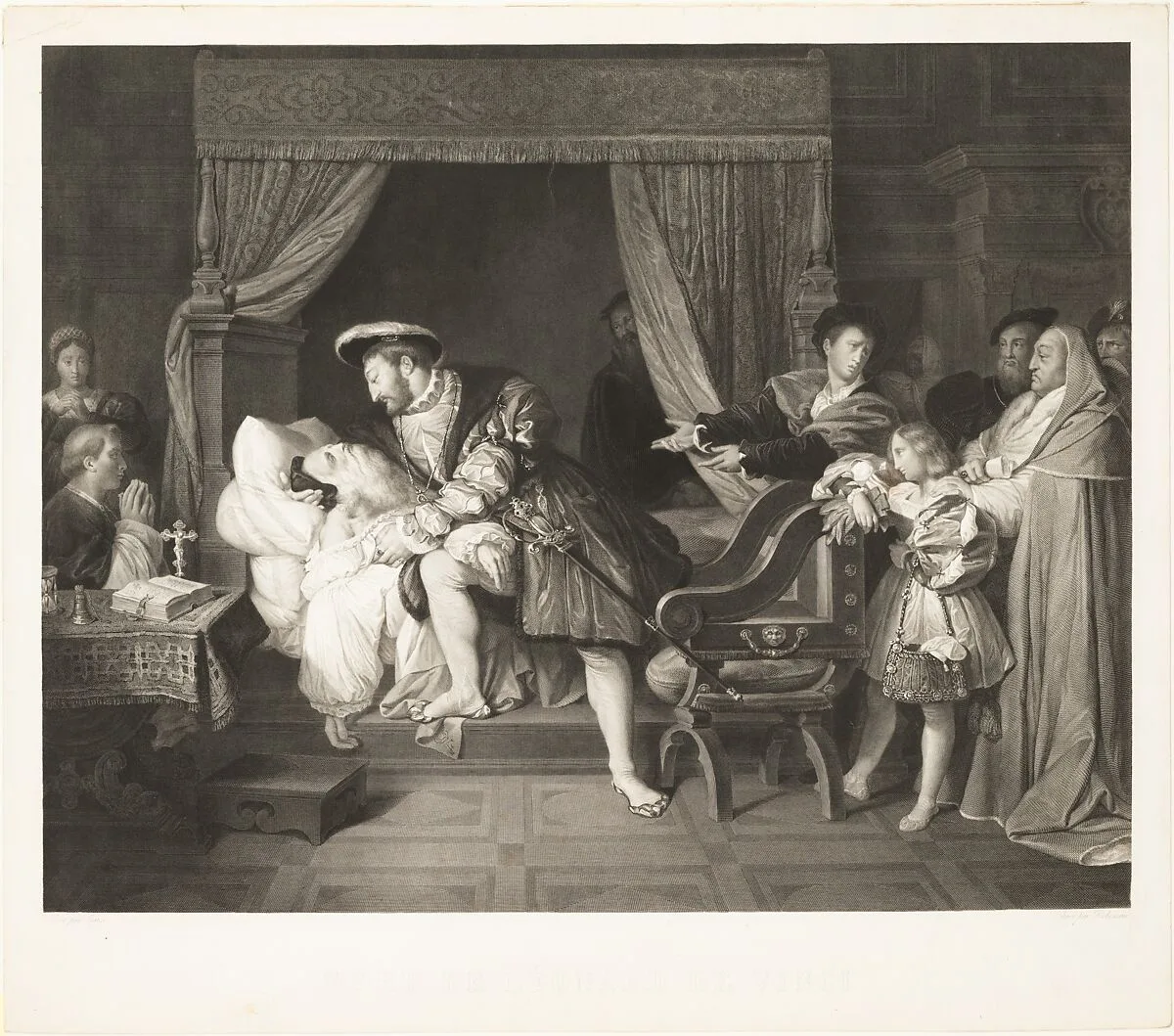 The Death of Leonardo da Vinci — Joseph Théodore Richomme|Jean Auguste Dominique Ingres|Leonardo da Vinci