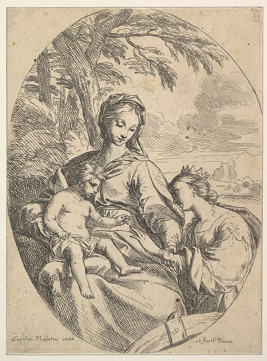 The Marriage of St. Catherine — Carlo Maratti