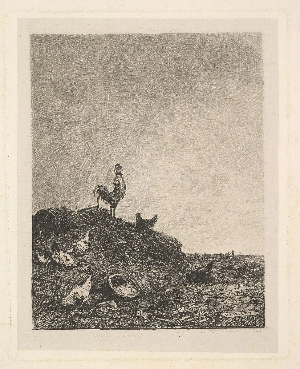 Dawn: The Cock's Crow — Charles-François Daubigny