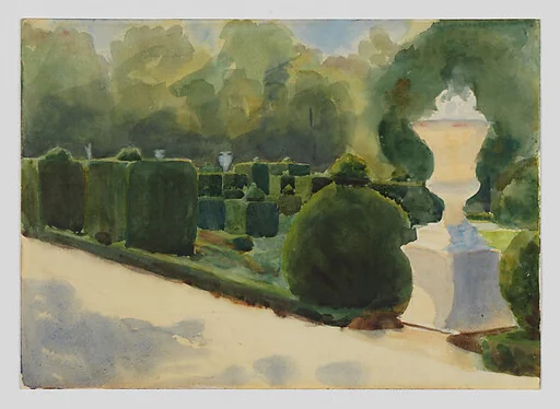 Park Scene (?Villa Marlia)