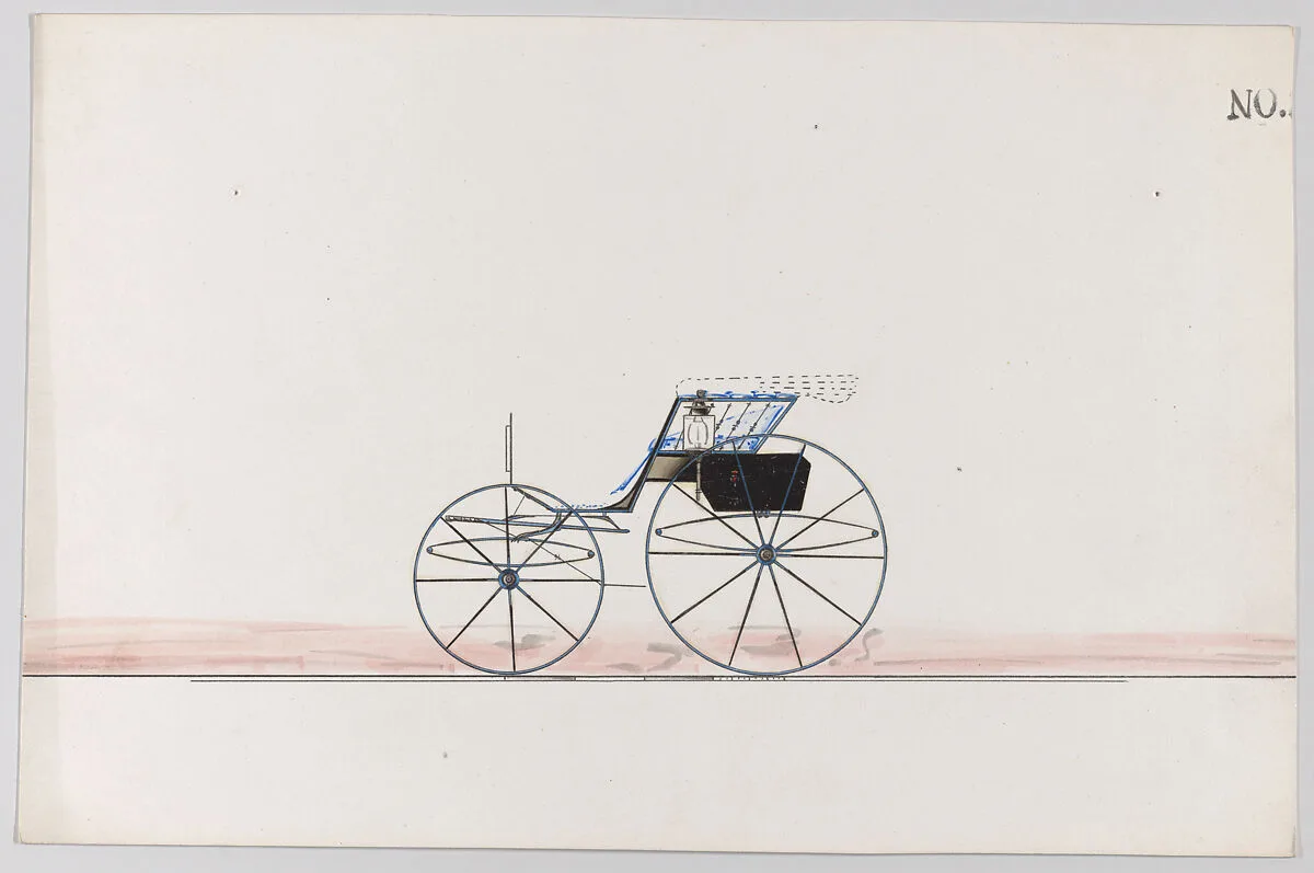 Design for Road Wagon (unnumbered) — Brewster & Co.