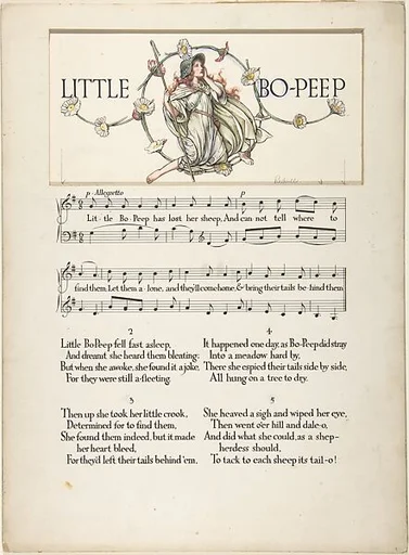 "Little Bo-Peep"―Page Design