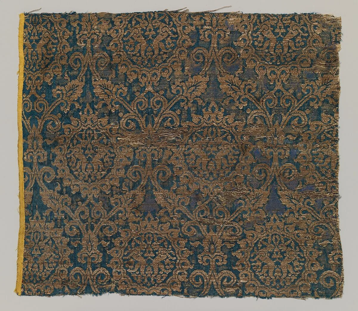 Textile with Brocade — Unknown