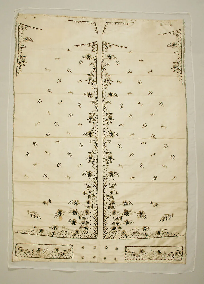 Waistcoat panel — Unknown