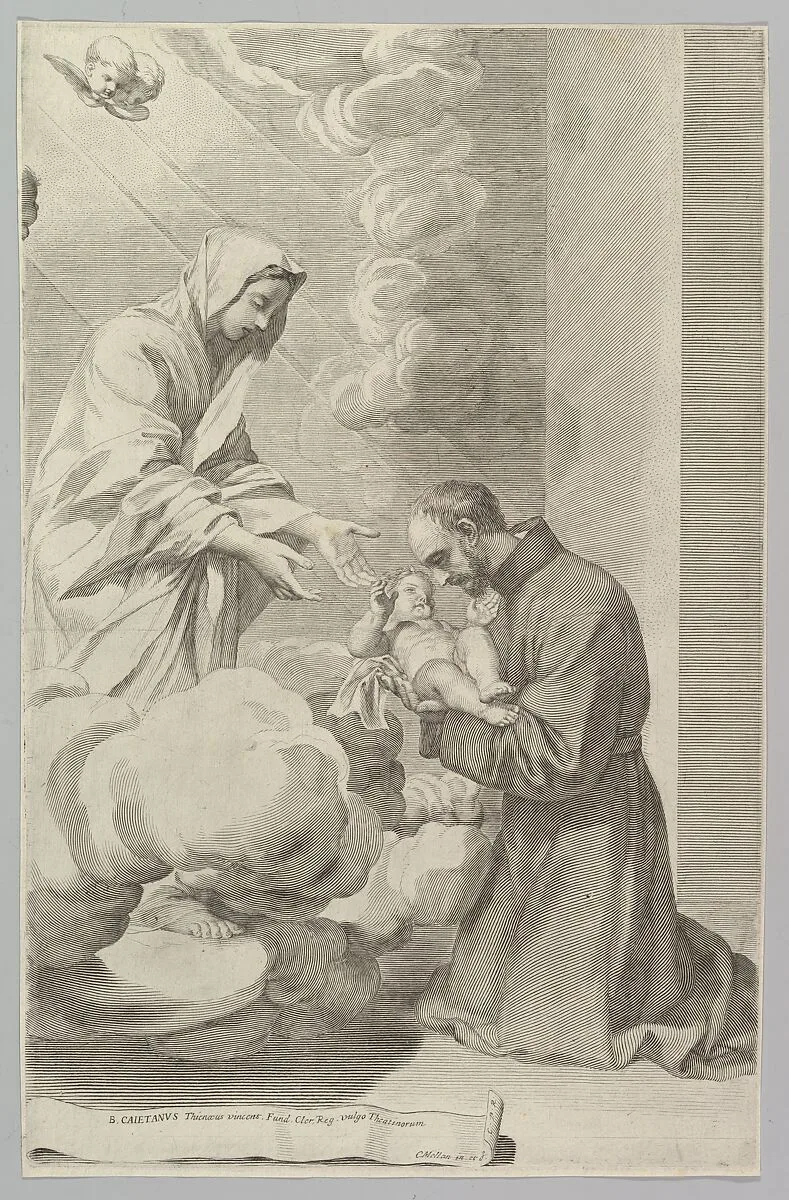St. Gaëtan, Founder of the Theatines — Claude Mellan