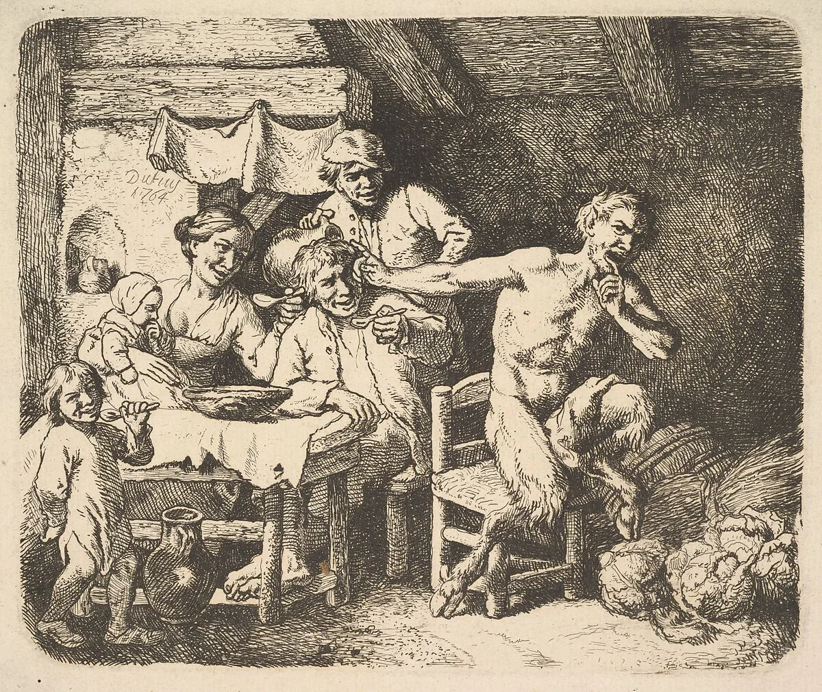 The Satyr and the Peasant — Christian Wilhelm Ernst Dietrich