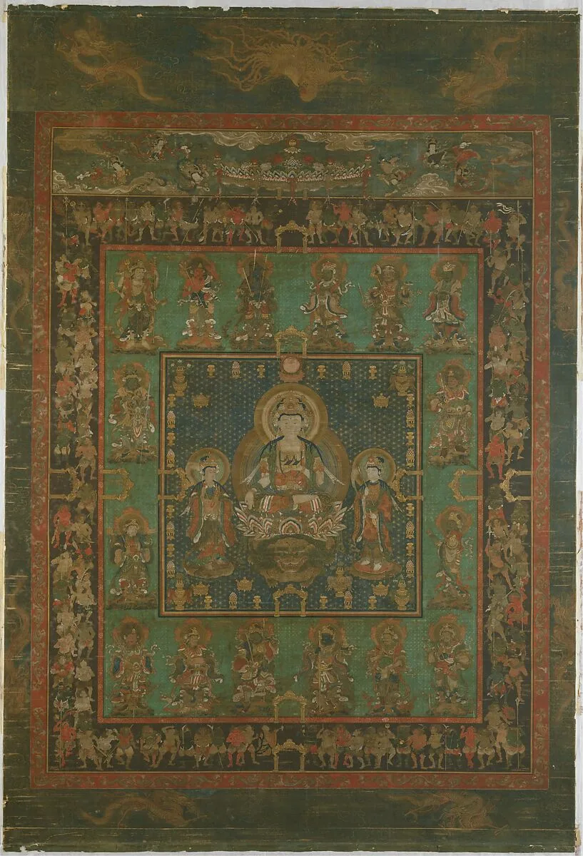 般若菩薩曼荼羅図|Mandala of the Bodhisattva Hannya (Prajnaparamita) — Unknown