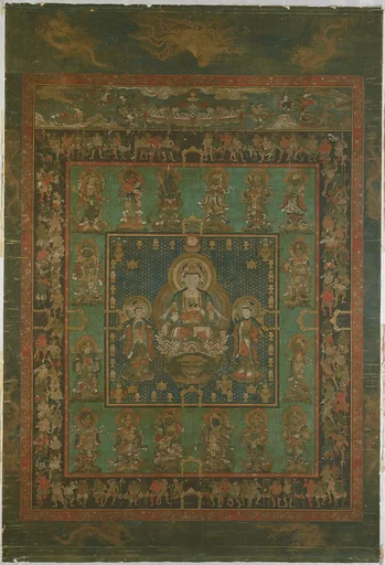 般若菩薩曼荼羅図|Mandala of the Bodhisattva Hannya (Prajnaparamita)