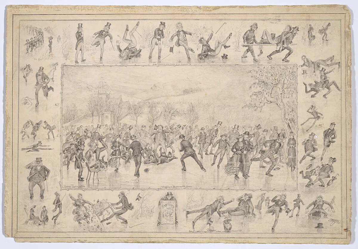 Skating on Duddingston Loch and Sketches on the Ice — George Lockie