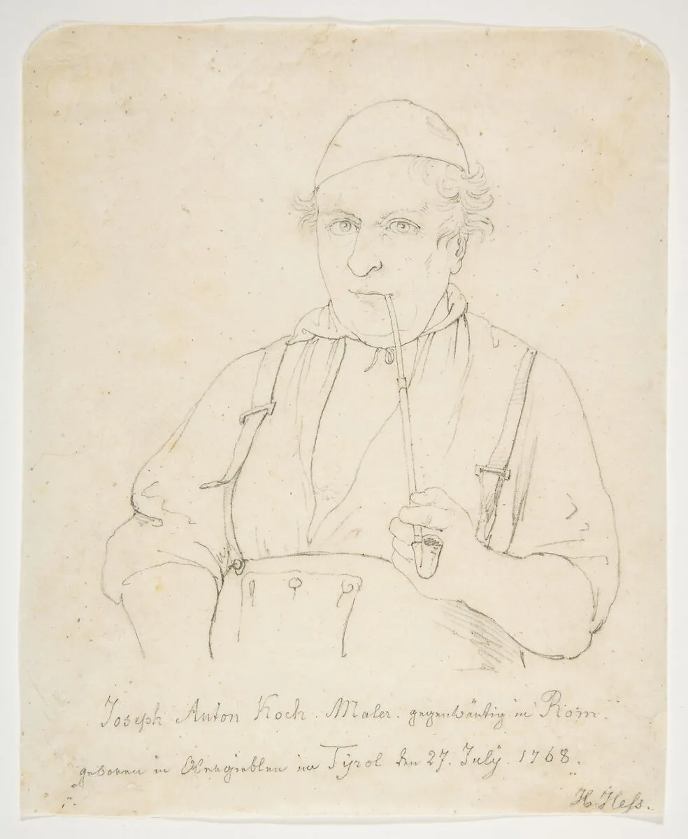 Portrait of Johann Anton Koch — Heinrich Maria von Hess|Hieronymus Hess