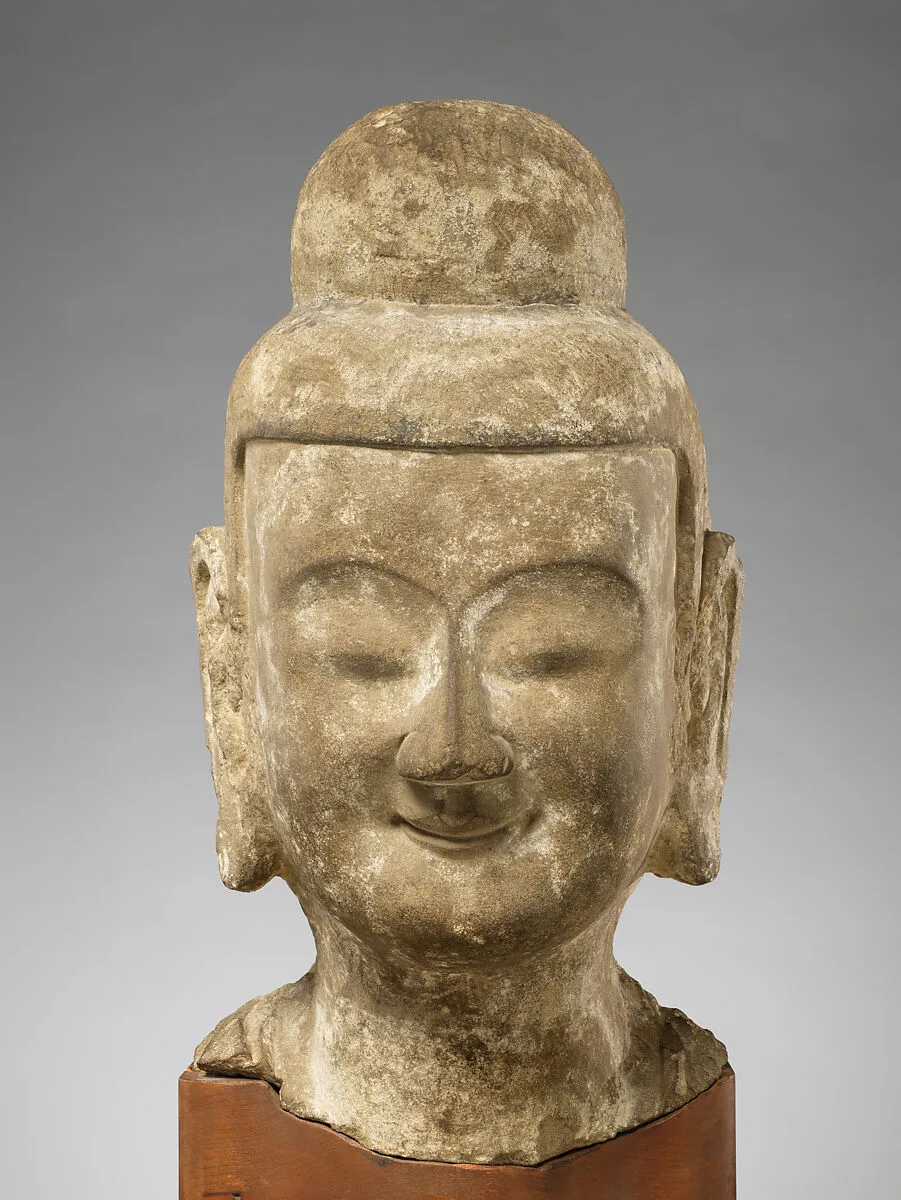 北魏/東魏 石雕佛頭|Head of a Buddha — Unknown