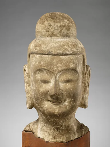 北魏/東魏 石雕佛頭|Head of a Buddha