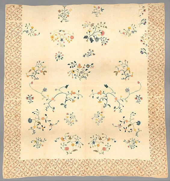 Embroidered quilt — Mildred