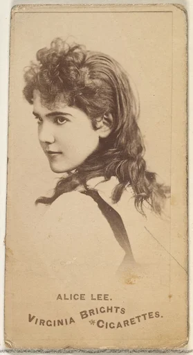 Alice Lee, from the Actors and Actresses series (N45, Type 1) for Virginia Brights Cigarettes
