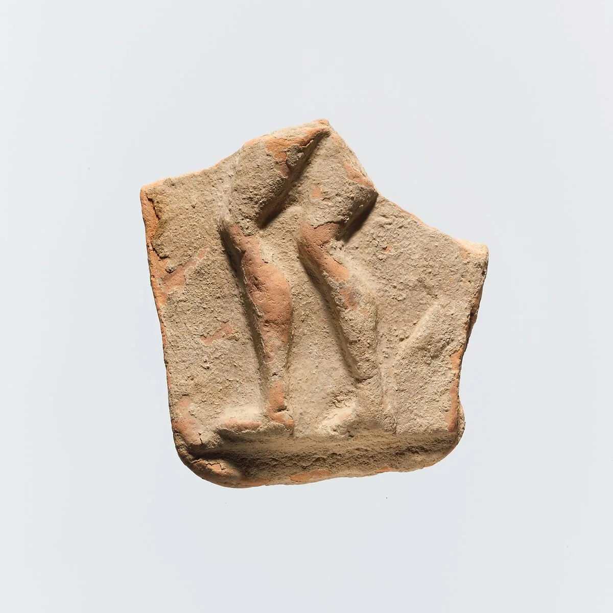Fragment of a terracotta plaque — Unknown