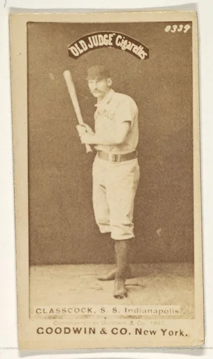 Glasscock, Shortstop, Indianapolis, from the Old Judge series (N172) for Old Judge Cigarettes