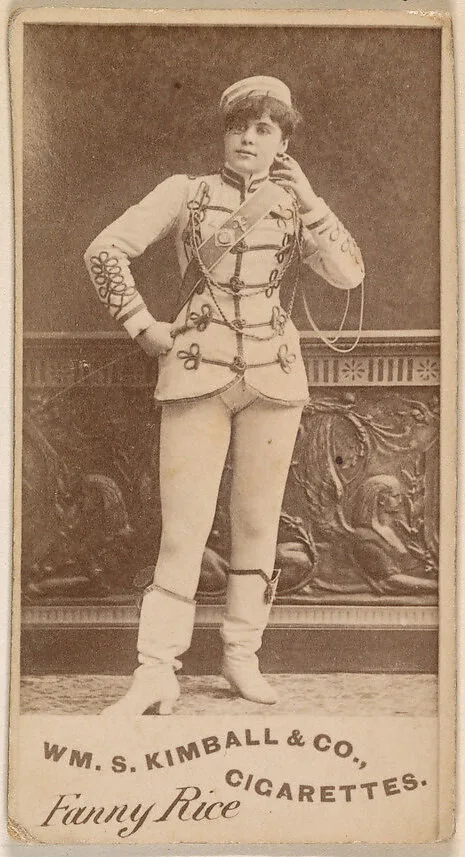 Fanny Rice, from the Actresses series (N203) issued by Wm. S. Kimball & Co. — William S. Kimball & Company