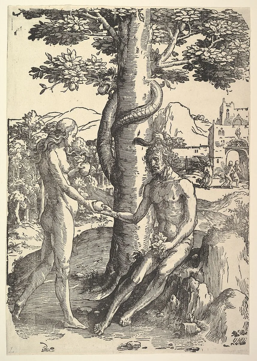 Fall of Man (Adam and Eve) — Lucas van Leyden