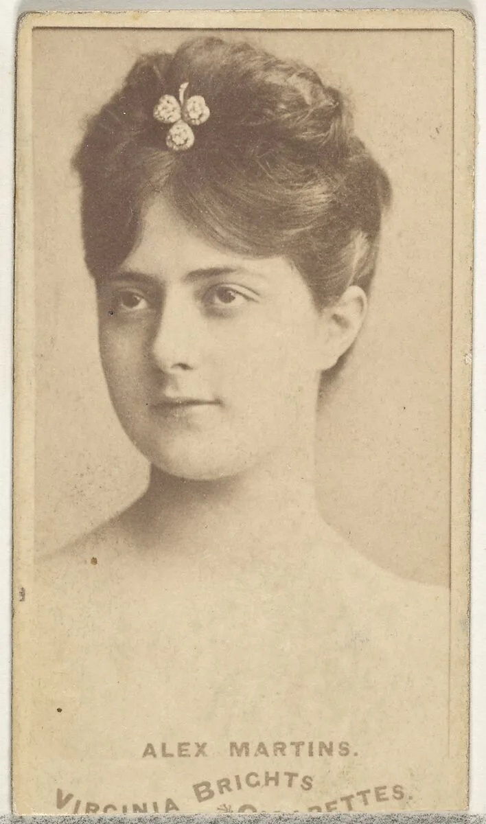 Alex Martins, from the Actors and Actresses series (N45, Type 1) for Virginia Brights Cigarettes — Allen & Ginter