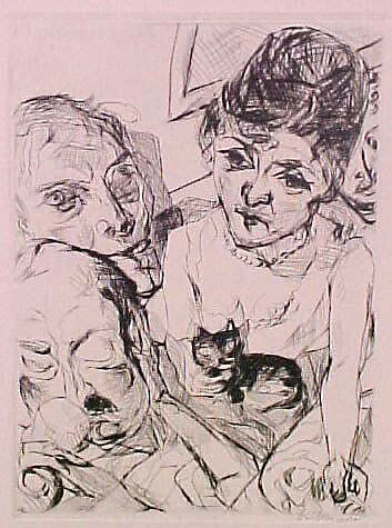 Evening (Self-Portrait with the Battenbergs), from the portfolio ¦Faces¦