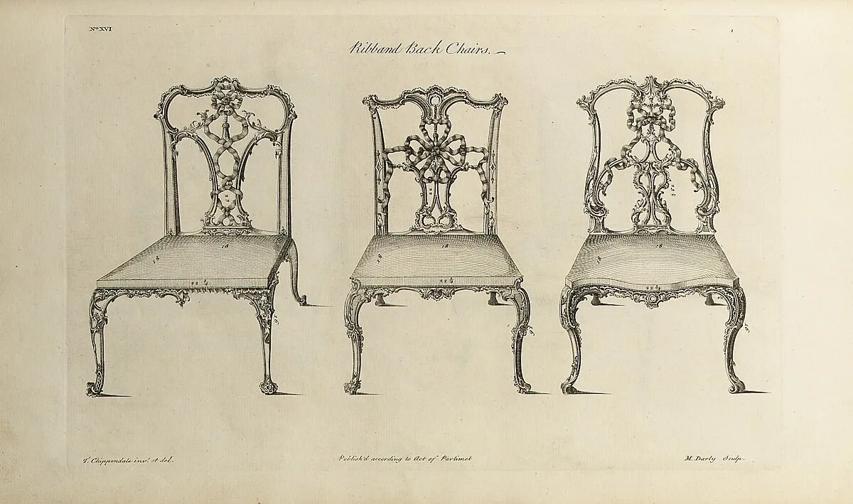 The Gentleman and Cabinet-maker's Director: Being a Large Collection of . . . Designs of Household Furniture in the Gothic, Chinese and Modern Taste . . . — Thomas Chippendale