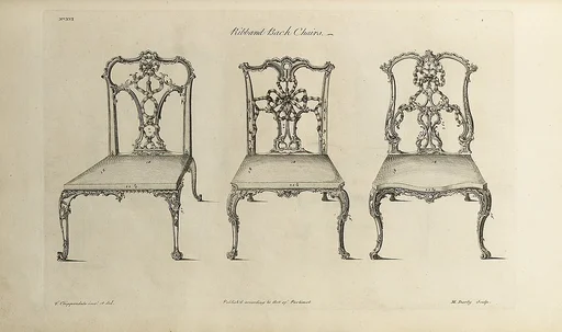 The Gentleman and Cabinet-maker's Director: Being a Large Collection of . . . Designs of Household Furniture in the Gothic, Chinese and Modern Taste . . .
