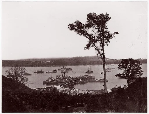[Transports and Steamers, Belle Plain Landing, Virginia]