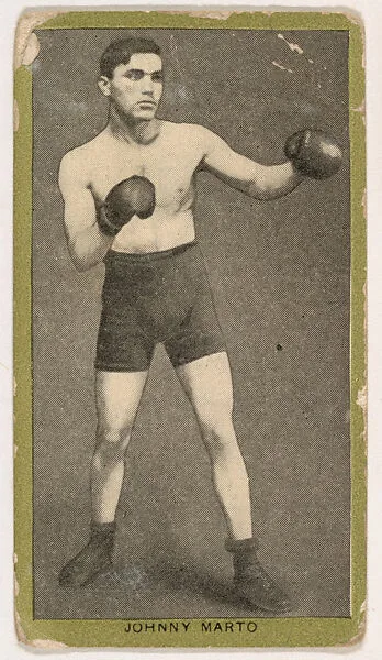 Johnny Marto, from the Pugilistic Subjects series (T226), issued by Red Sun Cigarettes — Red Sun Cigarettes