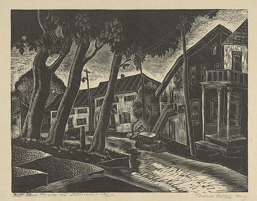 An Old Town in Illinois