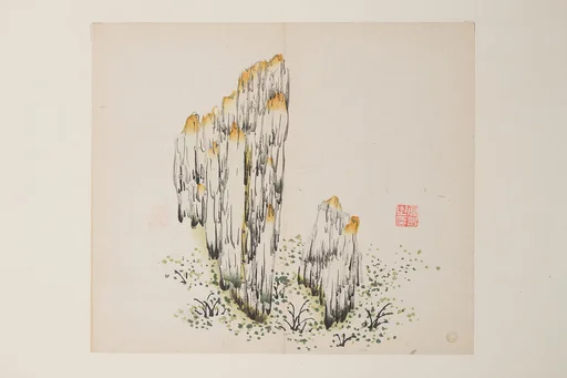 明   十竹齋書畫譜   四開|Leaf from the Ten Bamboo Studio Manual of Painting and Calligraphy