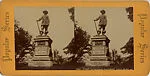 [Stereographic View of Pilgrim Statue, Central Park, New York]