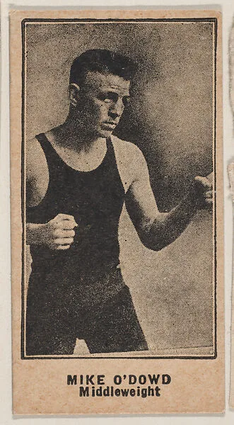 Mike O’Dowd, Middleweight, from Boxers strip cards (W580) — Unknown