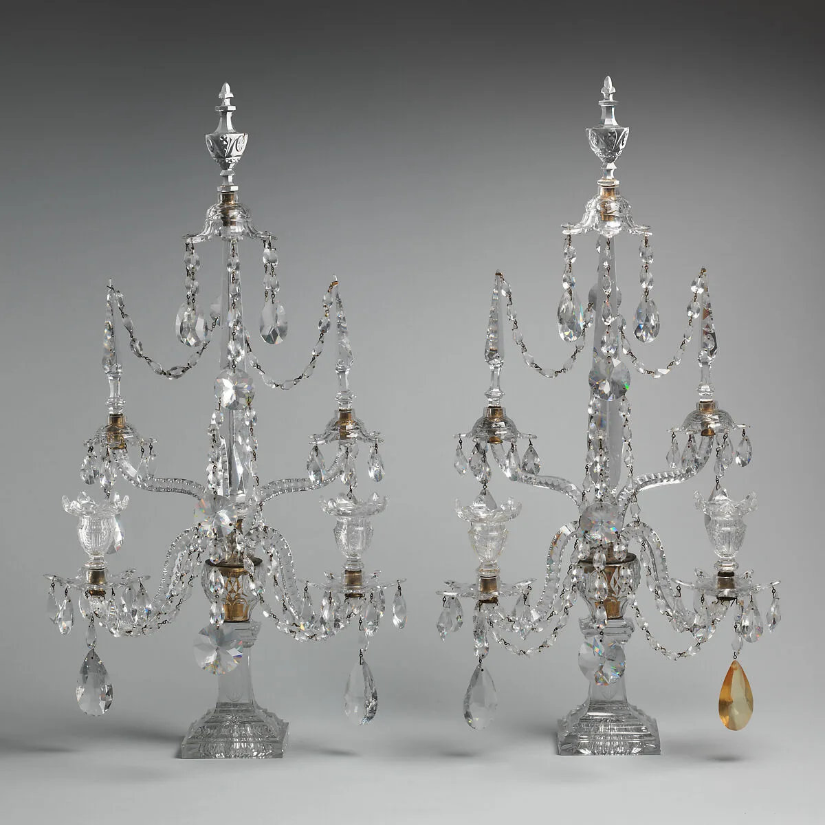 Candelabrum (one of a pair) — Unknown